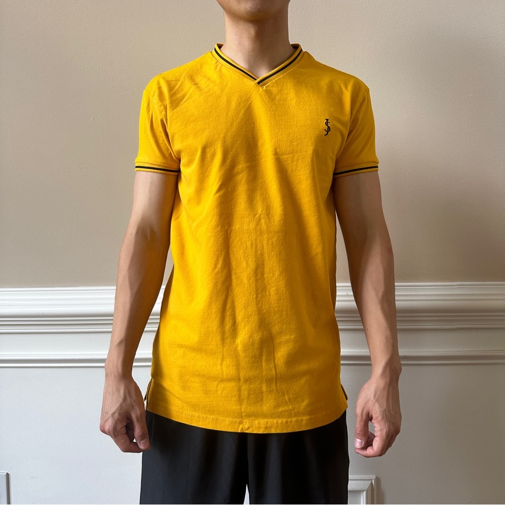 Scott James Yellow Short Sleeve Shirt